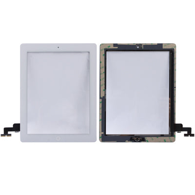 Panel táctil (botón controlador + botón de inicio Cable flexible de membrana PCB + adhesivo de instalación del panel táctil) para iPad 2 / A1395 / A1396 / A1397, For iPad 2+Adhesive, For iPad 2 + Adhesive