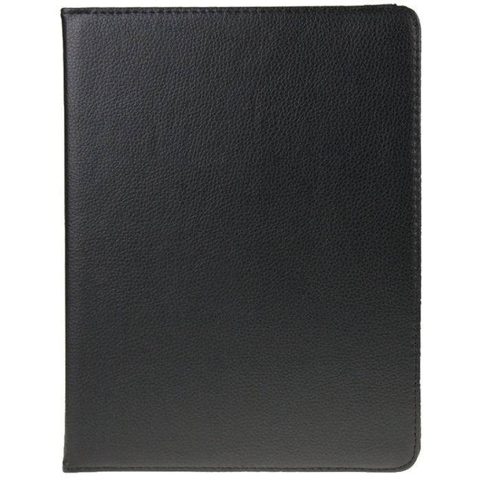 Funda de cuero giratoria de 360 grados con función de reposo/activación y soporte para el nuevo iPad (iPad 3), azul zafiro