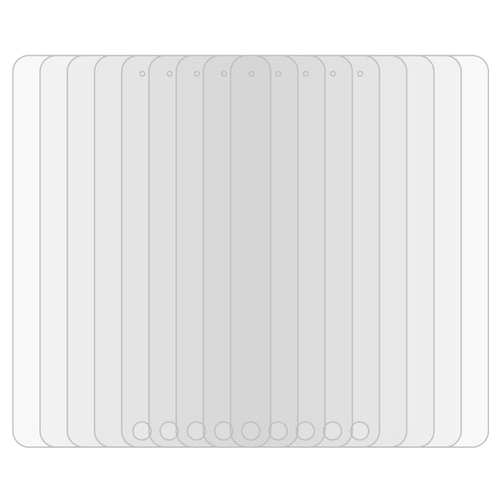 75 PCS 0.3mm 9H+ Dureza superficial 2.5D Película de vidrio templado para iPad 2 / iPad 3 / iPad 4