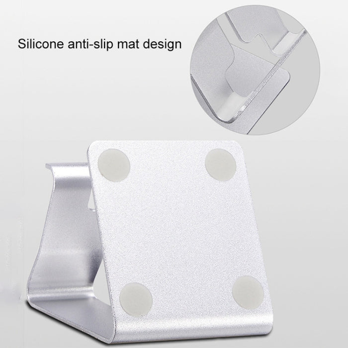 Soporte de escritorio de aluminio para iPad, iPhone, Galaxy, Huawei, Xiaomi, HTC, Sony y otros teléfonos móviles o tabletas