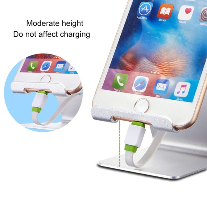 Soporte de escritorio de aluminio para iPad, iPhone, Galaxy, Huawei, Xiaomi, HTC, Sony y otros teléfonos móviles o tabletas