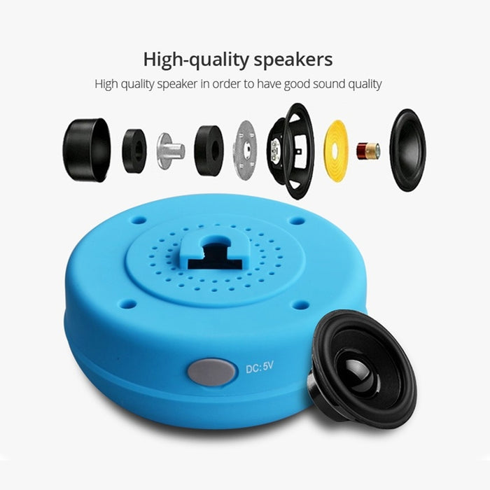 BTS-06 Mini altavoz impermeable IPX4 Bluetooth V2.1, función manos libres compatible