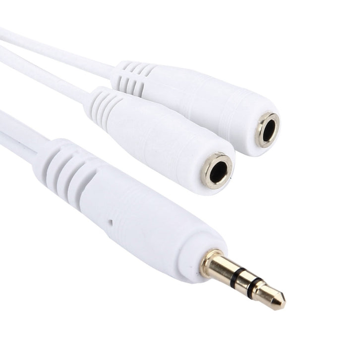 Cable de audio auxiliar para auriculares, adaptador divisor de auriculares, compatible con teléfonos, tabletas, auriculares, reproductor de MP3, estéreo para automóvil/hogar y más