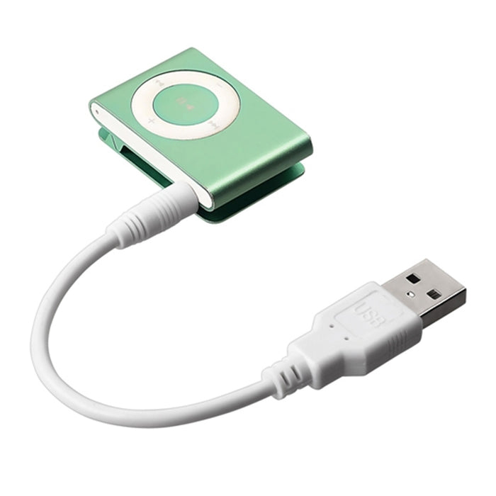 Cable de carga y sincronización de datos USB a conector Jack de 3,5 mm para iPod Shuffle de 1.ª/2.ª/3.ª generación, longitud: 15,5 cm