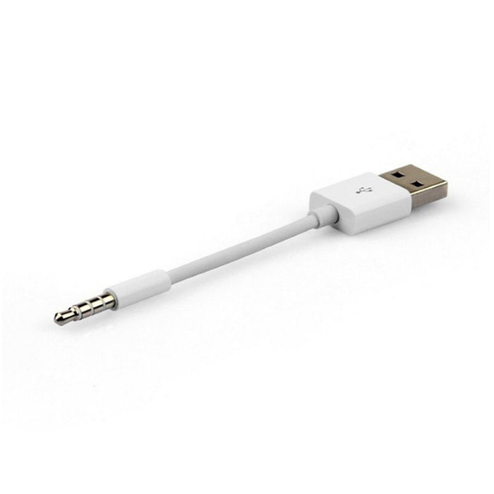 JW-SM1 Cable de carga y sincronización de datos USB a conector de 3,5 mm para iPod shuffle de 1.ª, 2.ª, 3.ª, 4.ª, 5.ª y 6.ª generación, longitud: 10 cm