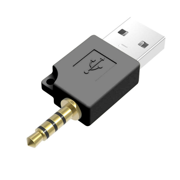 Para iPod shuffle 3.º/2.º adaptador de cargador de base de datos USB, longitud: 4,6 cm