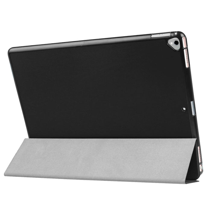 Funda de cuero inteligente con tapa horizontal Custer Texture con soporte plegable 3 y función de suspensión / activación para iPad Pro de 12,9 pulgadas 2017/2015