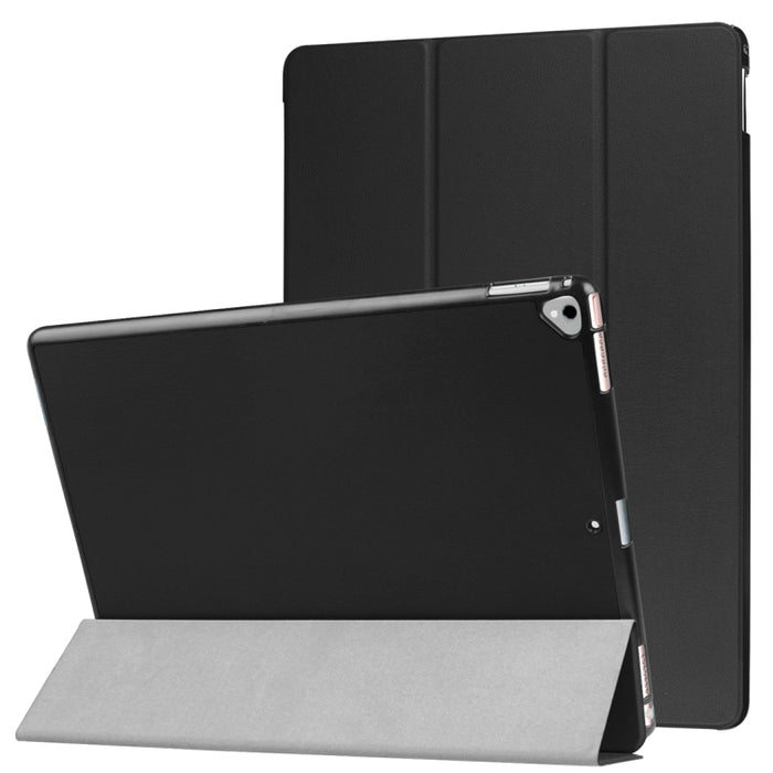 Funda de cuero inteligente con tapa horizontal Custer Texture con soporte plegable 3 y función de suspensión / activación para iPad Pro de 12,9 pulgadas 2017/2015