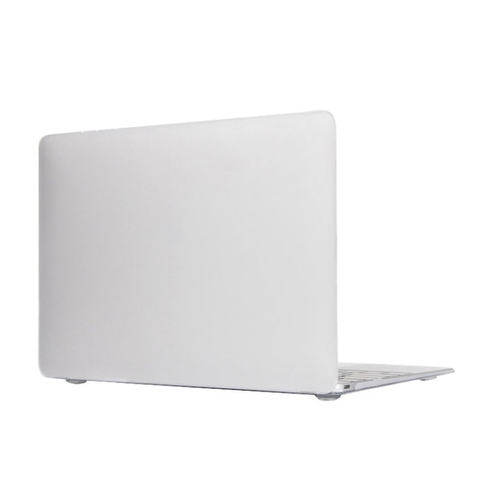 Funda protectora de plástico duro esmerilado translúcido para computadora portátil para Macbook de 12 pulgadas
