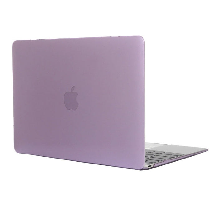 Funda protectora rígida de cristal transparente coloreada para Macbook de 12 pulgadas