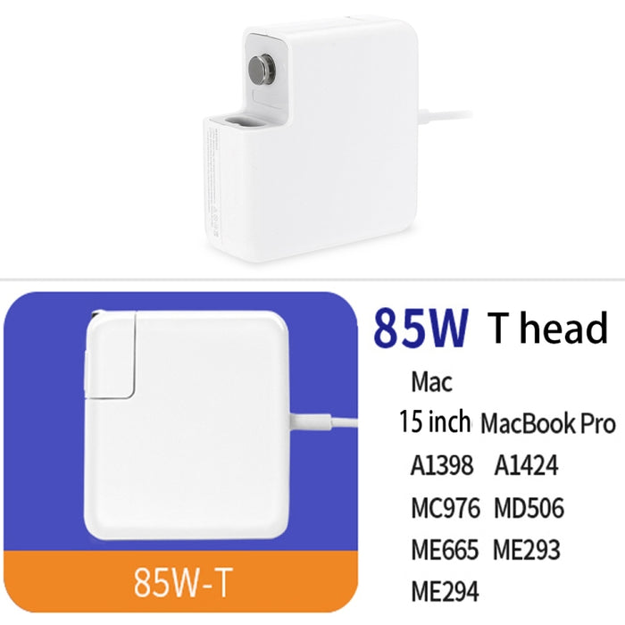 A1424 85W 20V 4.25A Adaptador de corriente MagSafe 2 de 5 pines para MacBook, longitud del cable: 1,6 m, enchufe de EE. UU.