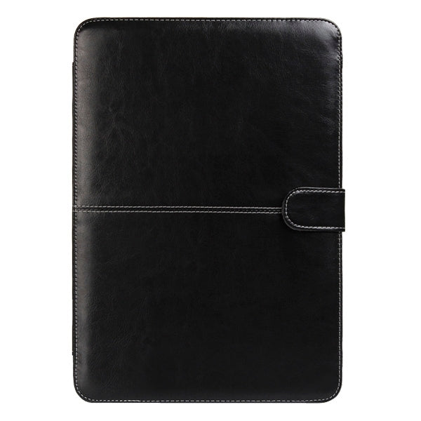 Funda de cuero para portátil con cierre a presión para MacBook Pro Retina de 13,3 pulgadas