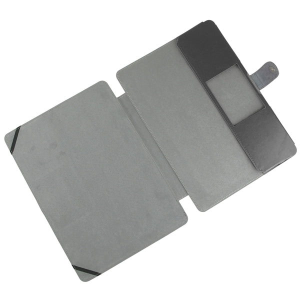 Funda de cuero para portátil con cierre a presión para MacBook Pro de 15,4 pulgadas