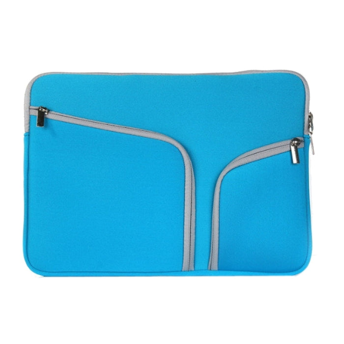 Bolso doble del ordenador portátil del bolso de la cremallera del bolsillo para Macbook Air 11,6 pulgadas