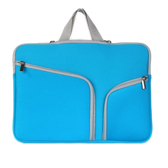 Bolso doble del ordenador portátil del bolso de la cremallera del bolsillo para Macbook Air 11,6 pulgadas