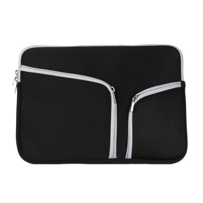 Bolso doble con cremallera y bolsillo para ordenador portátil para Macbook Air de 13 pulgadas