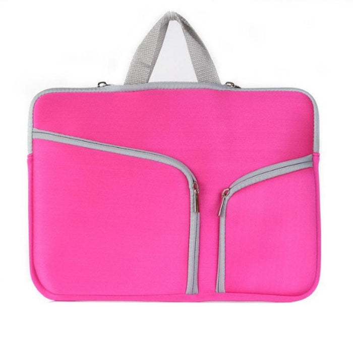 Bolso doble con cremallera y bolsillo para ordenador portátil para Macbook Air de 13 pulgadas