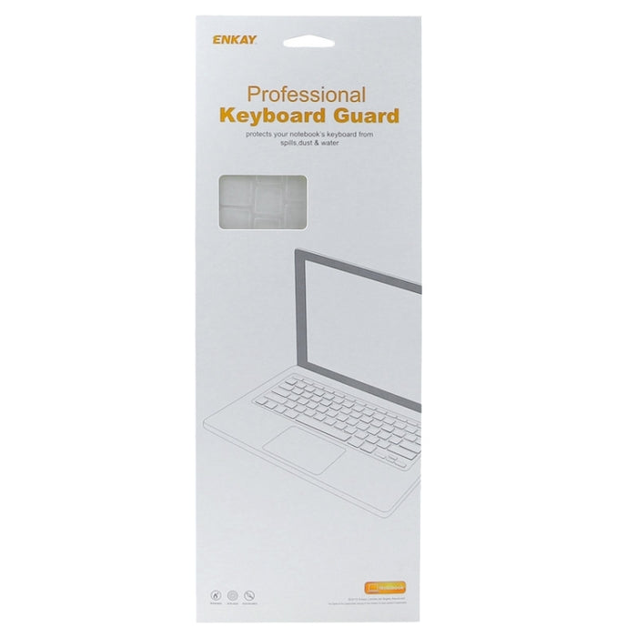 ENKAY para Macbook Air de 13,3 pulgadas (versión de EE. UU.) / A1369 / A1466 Hat-Prince 3 en 1 Estuche protector de plástico con carcasa dura de cristal con protector de teclado y tapón antipolvo para puerto