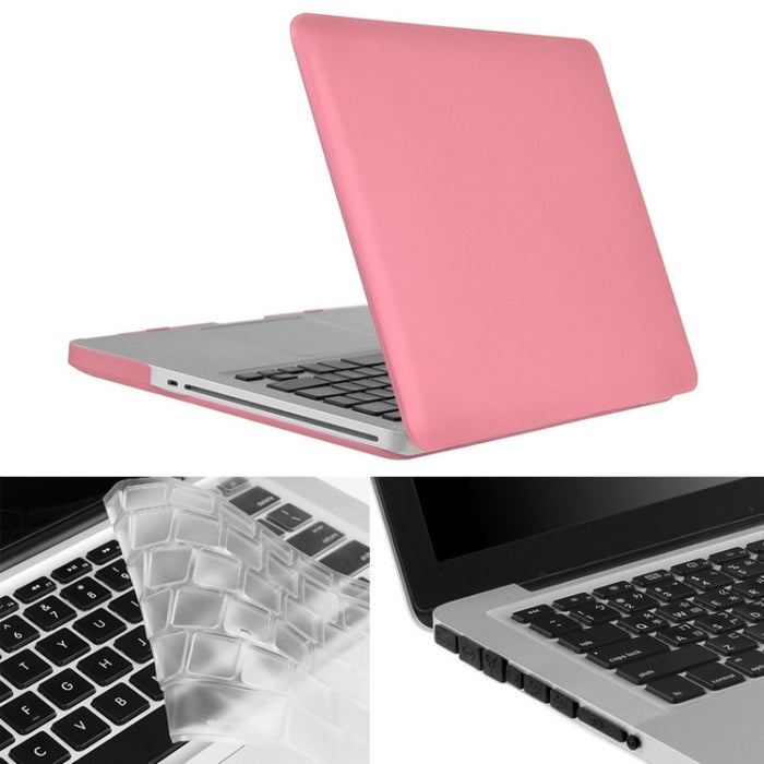 ENKAY para Macbook Pro de 13,3 pulgadas (versión de EE. UU.) / A1278 Hat-Prince 3 en 1 Estuche protector de plástico rígido esmerilado con protector de teclado y tapón antipolvo para puerto