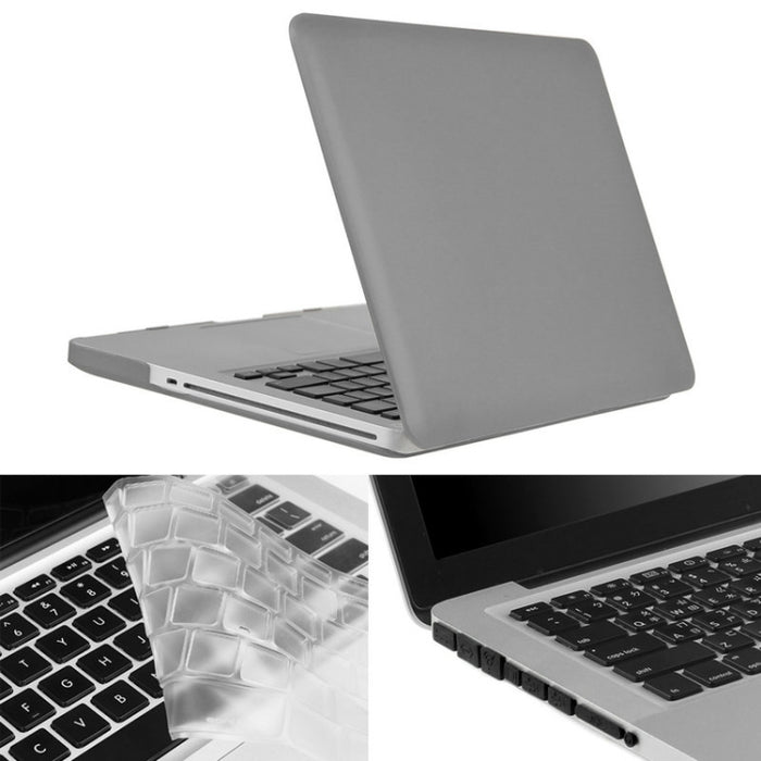 ENKAY para Macbook Pro de 13,3 pulgadas (versión de EE. UU.) / A1278 Hat-Prince 3 en 1 Estuche protector de plástico rígido esmerilado con protector de teclado y tapón antipolvo para puerto