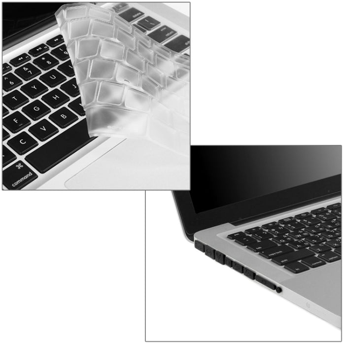 ENKAY para Macbook Pro de 15,4 pulgadas (versión de EE. UU.) / A1286 Hat-Prince 3 en 1 Estuche protector de plástico rígido esmerilado con protector de teclado y tapón antipolvo para puerto