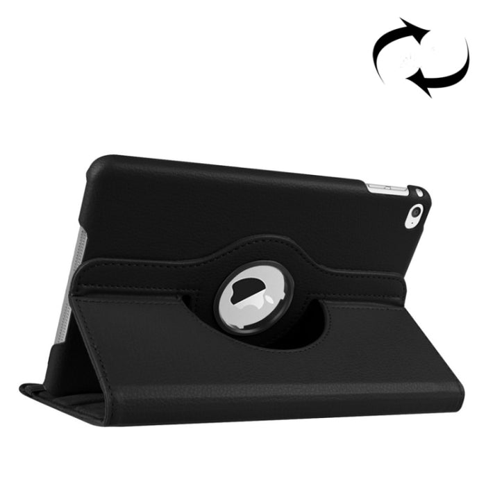 Litchi Texture Funda de cuero inteligente giratoria de 360 grados con soporte para iPad mini 4 / mini 5