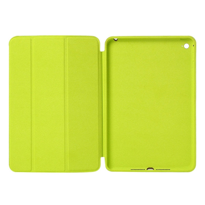 Funda de cuero de color sólido con tapa horizontal con soporte y función de suspensión/activación para iPad mini 4