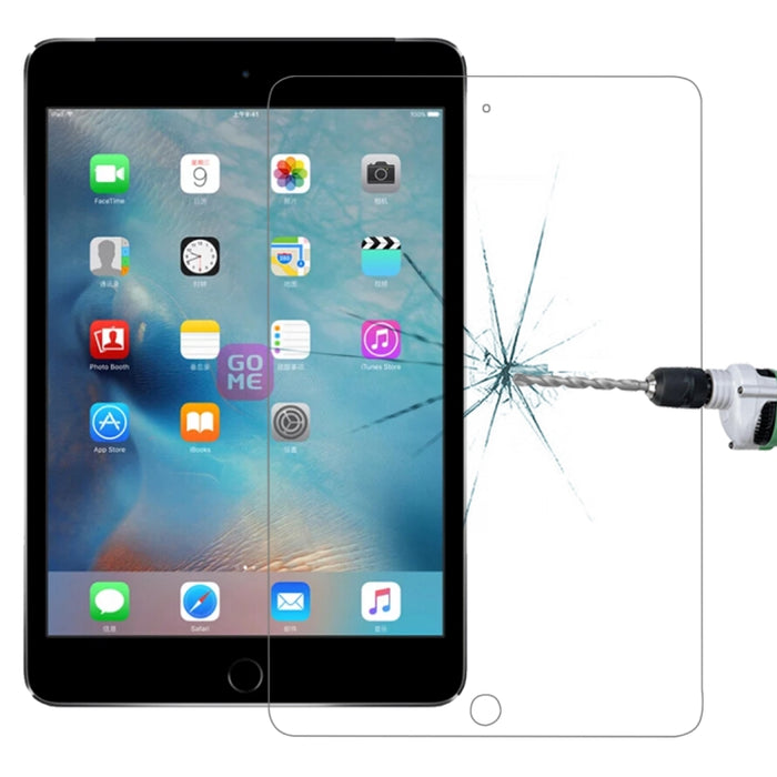 Película de vidrio templado a prueba de explosiones de dureza superficial 2.5D de 0,3 mm 9H + para iPad mini / mini 2 Retina / mini 3