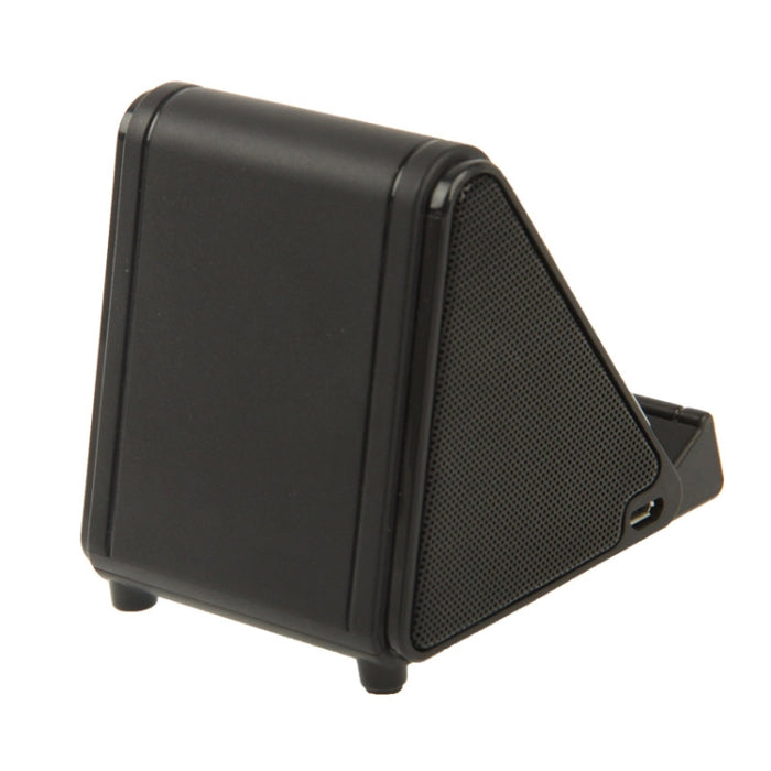 Soporte de altavoz de inducción amplificador de audio mágico inalámbrico para iPhone 5 y 5S y 5C / 4 y 4S (negro)