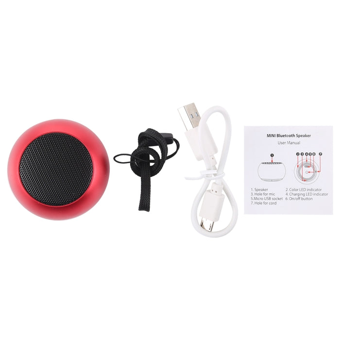 Mini Altavoz Bluetooth Inalámbrico de Metal, Manos Libres, Indicador LED