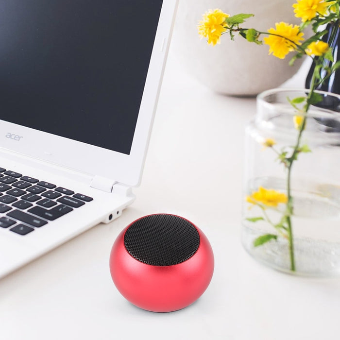 Mini Altavoz Bluetooth Inalámbrico de Metal, Manos Libres, Indicador LED