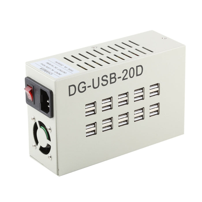 60W 12A 20 puertos USB cargador rápido estación viaje cargador de escritorio adaptador de corriente