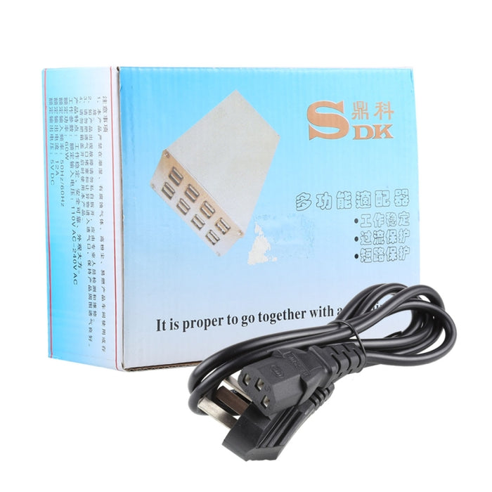 60W 12A 20 puertos USB cargador rápido estación viaje cargador de escritorio adaptador de corriente