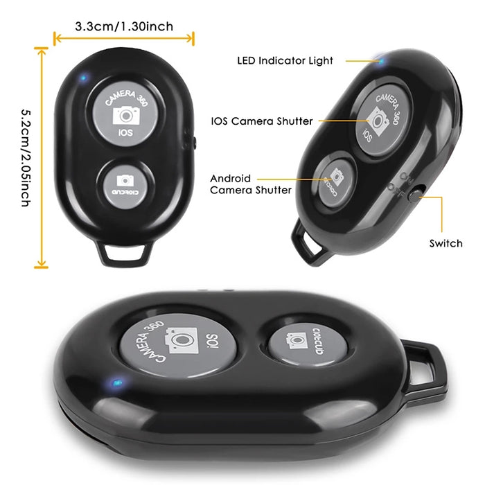 BRCMCOM Chip Universal Bluetooth 3.0 Obturador remoto Control de cámara Disparador automático