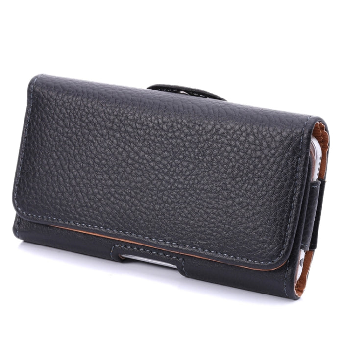 Riñonera Universal Estilo Horizontal Litchi Texture para iPhone 6 / Galaxy S4 / i9500