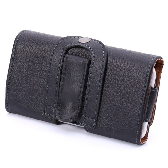 Riñonera Universal Estilo Horizontal Litchi Texture para iPhone 6 / Galaxy S4 / i9500
