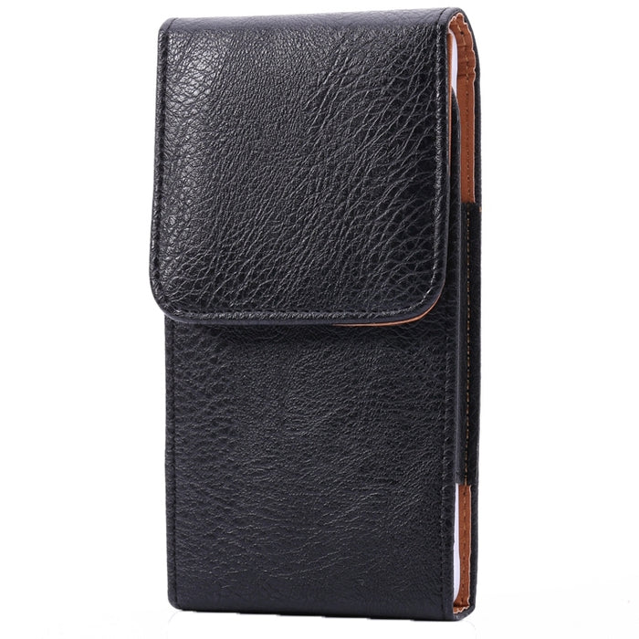 Riñonera estilo vertical con textura Litchi para iPhone 6S Plus, iPhone 6 Plus, Galaxy Note 5 / Note 4 / Note 3 / Note II / N7100 / S6 Edge Plus / A8