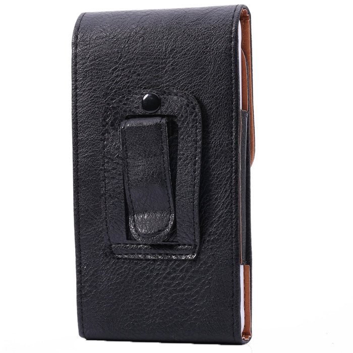 Riñonera estilo vertical con textura Litchi para iPhone 6S Plus, iPhone 6 Plus, Galaxy Note 5 / Note 4 / Note 3 / Note II / N7100 / S6 Edge Plus / A8
