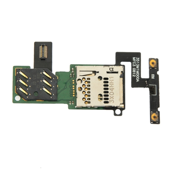 Cable Flex con Ranura para Tarjeta SIM para Xiaomi M1, For Xiaomi Mi 1
