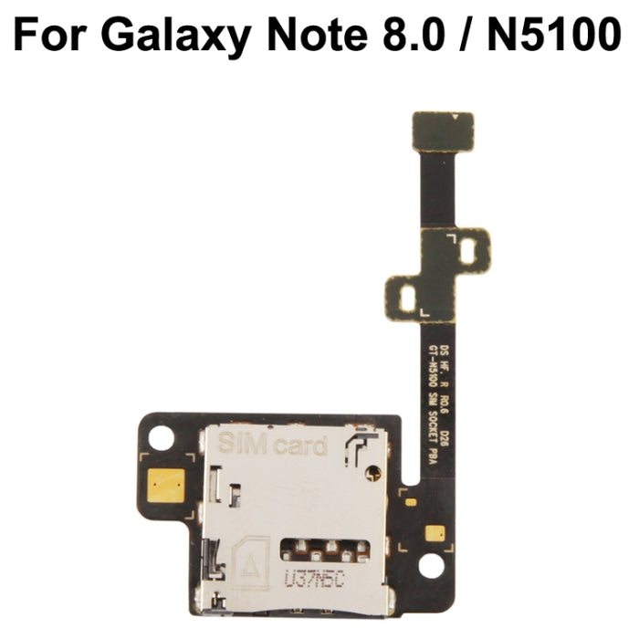 Para Galaxy Note 8.0 / N5100 Cable flexible de tarjeta de alta calidad
