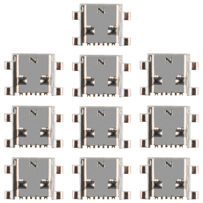 Para Samsung Galaxy Ace 2 / i8160 10 piezas Conector de puerto de carga