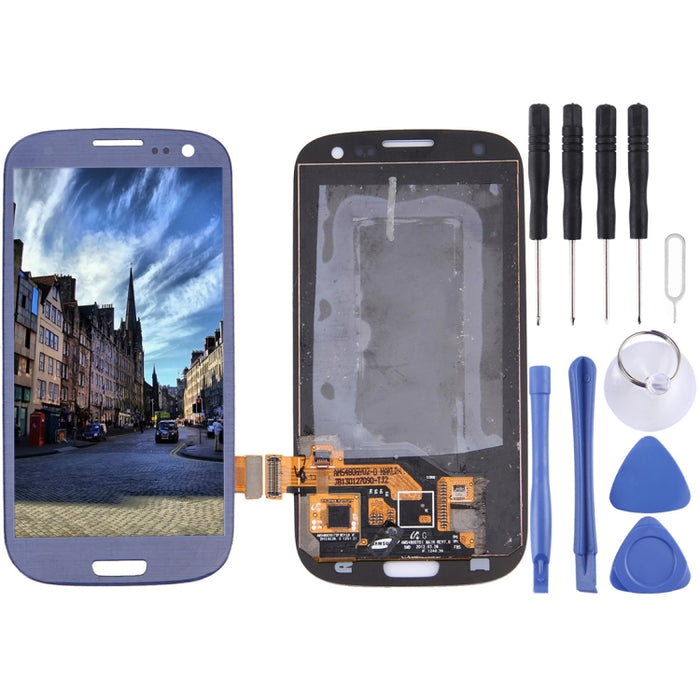 Pantalla LCD original y ensamblaje completo del digitalizador para Galaxy SIII / i9300