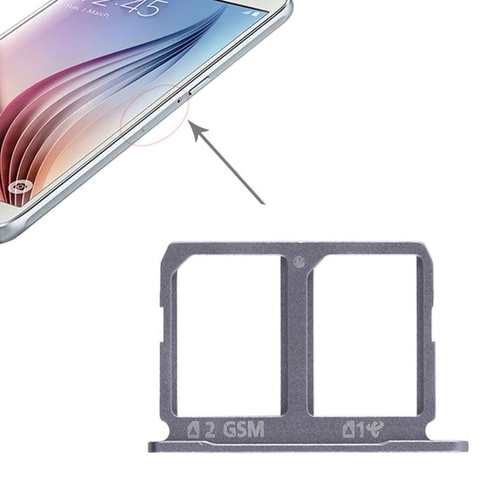 Para Galaxy S6 2 Bandeja de tarjeta SIM