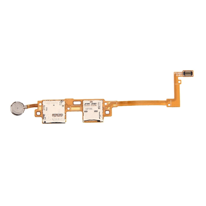 Para Galaxy Note 10.1 (edición 2014) / P600 / P605 Cable flexible de contacto para lector de tarjetas SIM y SD