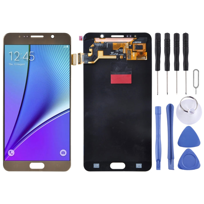 Pantalla LCD original de 5,7 pulgadas y ensamblaje completo del digitalizador para Galaxy Note 5 / N9200, N920I, N920G, N920G/DS, N920T, N920A