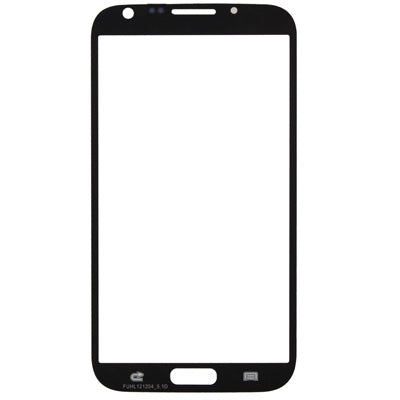 Para Galaxy Note II / N7100 Lente de cristal exterior de pantalla frontal original