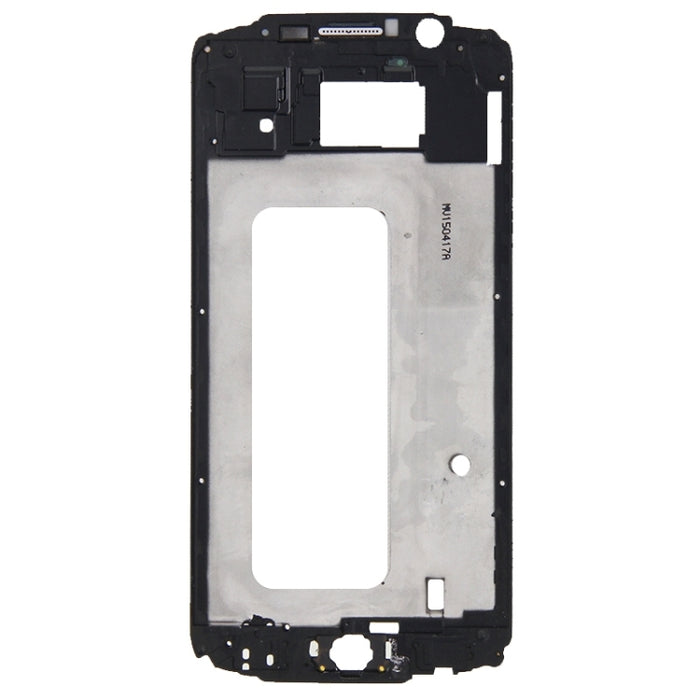 Para Galaxy S6 / G920F Carcasa frontal Marco LCD Placa de bisel