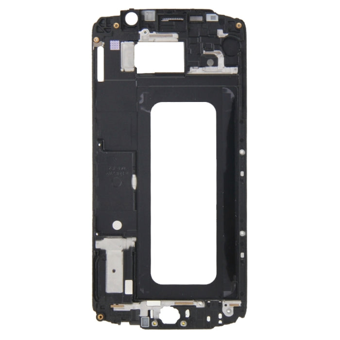 Para Galaxy S6 / G920F Carcasa frontal Marco LCD Placa de bisel