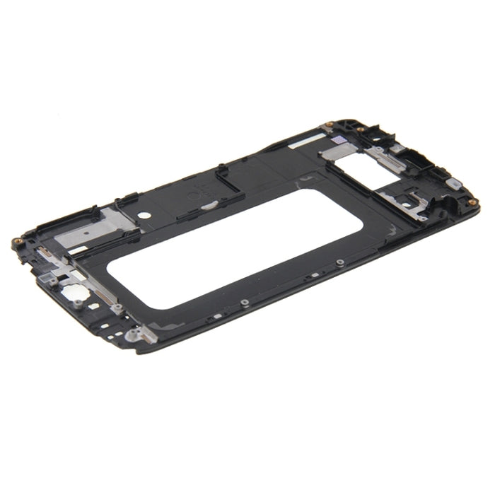 Para Galaxy S6 / G920F Carcasa frontal Marco LCD Placa de bisel