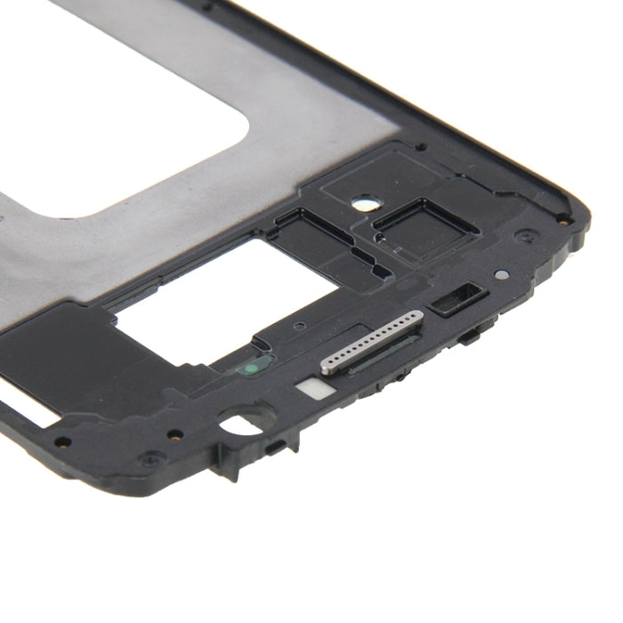 Para Galaxy S6 / G920F Carcasa frontal Marco LCD Placa de bisel